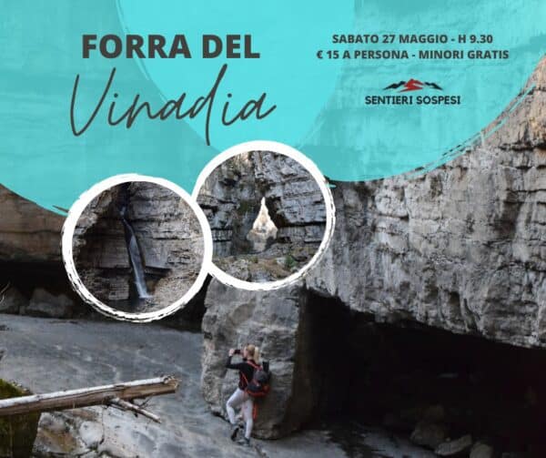Escursione alla forra del Vinadia: storie di acqua e di rocce